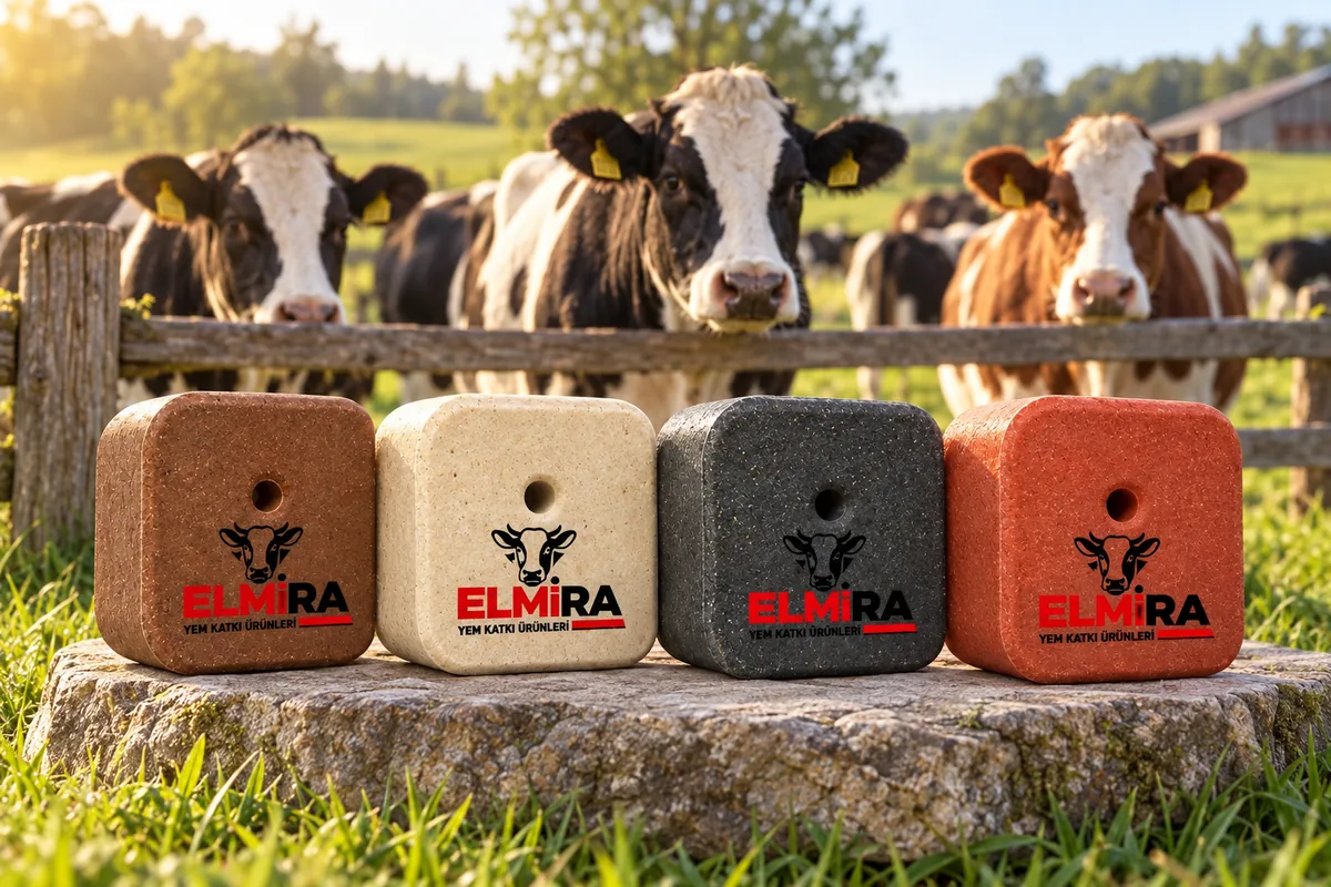 Büyükbaş hayvanların yanında Elmira yalama taşları